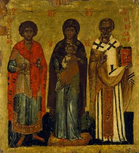 The Virgin and Child with Saints Nicholas and George